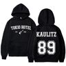 91230202MAC3AN6FXH Alemania Rock Band Tokio Hotel Kaulitz 89 Sudadera con capucha con estampado en la espalda Unisex Mujer Sudadera vintage de gran tamaño Ropa de calle negra gótica unisex