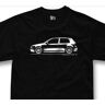 91460000MABX163Y6Y Camiseta Golf Gti Mk4 Fans Vr6 R32 18T Camiseta