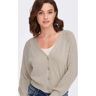 Cardigan manches longues raglan pailleté boutons col v Femme ONLY