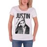 Justin Bieber Camiseta atrevida para mujer/dama