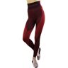 GymHero Leggins RUSTY, Leggings burdeos mujer