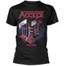 Pertemba FR - Apparel Aceptar camiseta unisex para adultos con corazón de metal