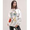 Vincci outfit Sudadera de mujer MZR 21183 S blanca