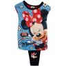 Disney Mickey & Friends - Conjunto de pijama con parte superior e inferior de Minnie Mouse para niñas