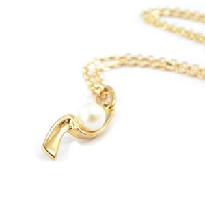 Altesse [I3183] - White 'Pearl Beauty' Gold Plated Necklace