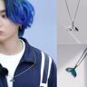 [BTS] BTS Jungkook con collar de océano azul