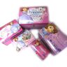 Princesas Disney [N0907] - Juego de 5 baúles tipo cúpula 'Princesa Sofía' rosa violeta