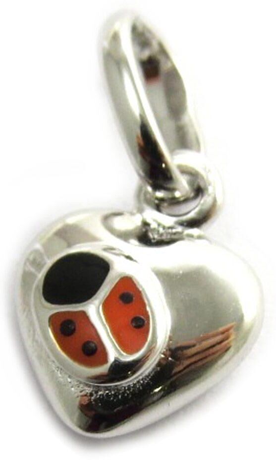 Les Trésors De Lily [N2958] - Pendentif Argent 'Coccinelle d'Amour' rouge