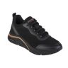 Skechers Arch Fit S-Miles - Sonrisas, Zapatillas Negras Mujer