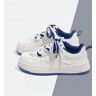 FAXIONSHOES Zapatos blancos pequeños de primavera, zapatos contra incendios para mujer, cientos con nicho Retro, versión coreana, zapatos Ins Tide Board