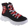 Skechers Rolling Stones Roadies Surge - Lick It, Zapatillas Negras Mujer