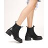 Vincci Botas chelsea con tacón Vanessa 23603 36 nobuck negro