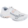 Mizuno Wave Lightning Z8, Zapatillas de voleibol blancas para mujer