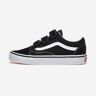 Vans Velcro de la vieja escuela- (ANTE/LONA) Negro/Blanco verdadero VN0A3D29OIU