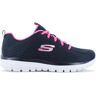 Skechers Graceful - Get Connected - Mujer Zapatos Azul 12615-NVHP Zapatillas Deporte Zapatos ORIGINAL