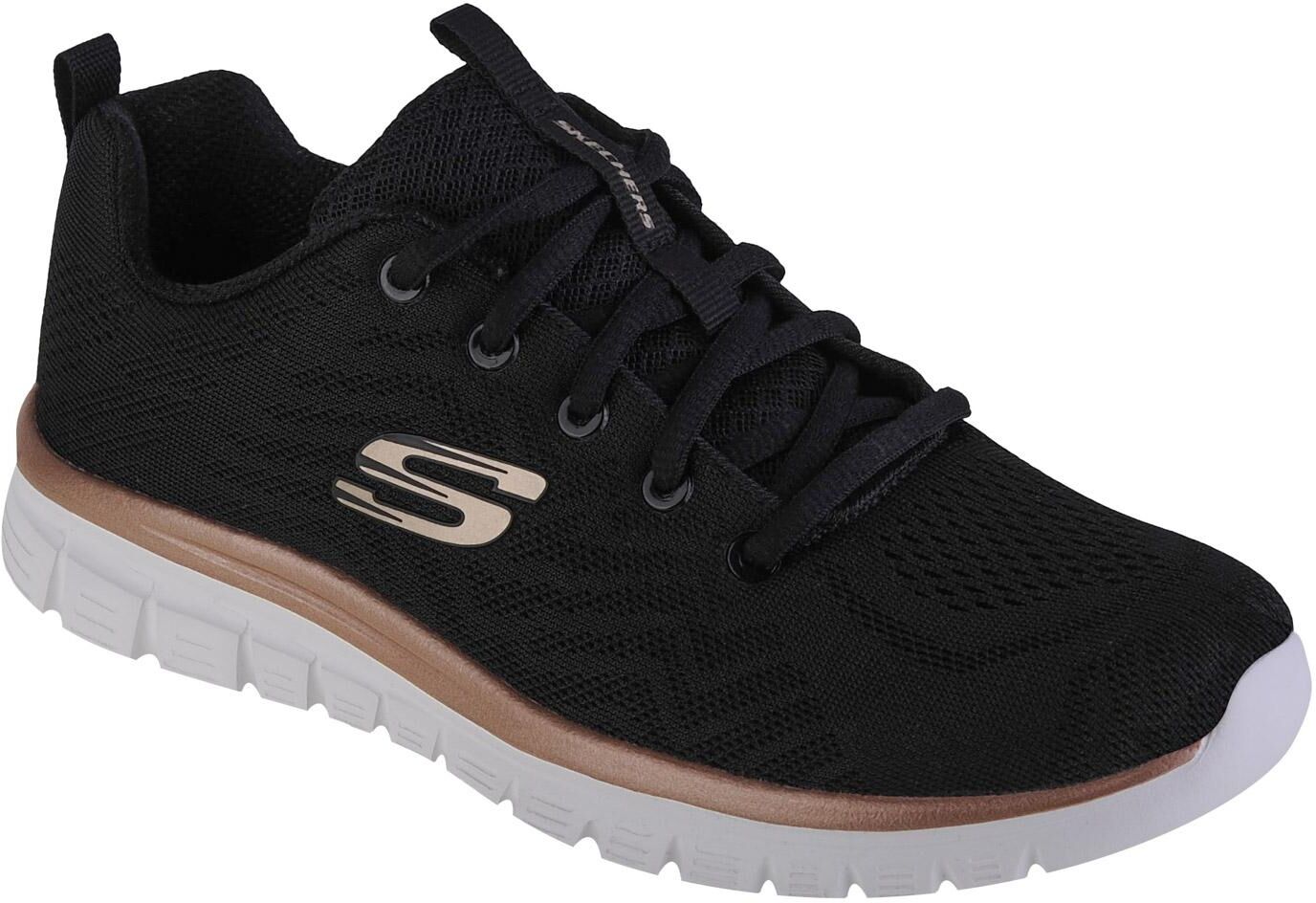 Skechers Graceful-Get Connected, Zapatillas negras Mujer