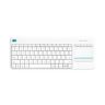 Logitech K400 Plus Teclado Inalambrico Touchpad - PC, TV - Color Blanco-920-007138