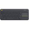 Logitech K400 Plus Teclado Inalambrico Touchpad - PC, TV - Color Negro-920-007137