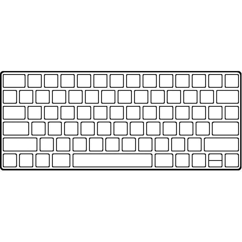 Apple - Teclado inalámbrico apple magic keyboard con touch id/ plata