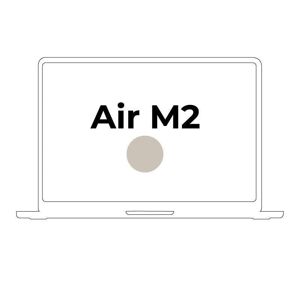 Apple - Apple macbook air 13.6'/ m2 8-core cpu/ 8gb/ 256gb ssd/ 8-core gpu/ blanco estrella