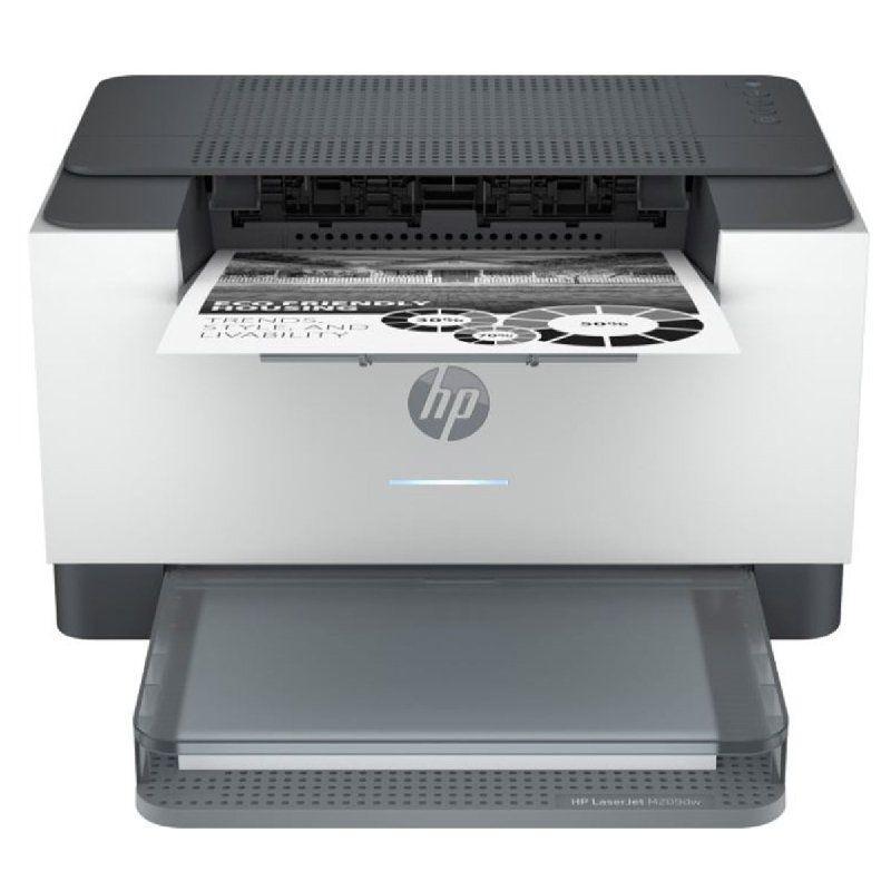 HP - Impresora láser monocromo hp laserjet m209dw wifi/ dúplex/ blanca