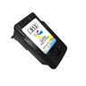 Canon CL513/CL511 Color Cartucho de Tinta Remanufacturado - Muestra Nivel de Tinta - Reemplaza 2971B001/2972B001-CI-CL513