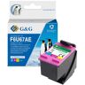 G&G HP 302XL Color Cartucho de Tinta Remanufacturado - Muestra Nivel de Tinta - Reemplaza F6U67AE/F6U65AE-GG-302XLCMY