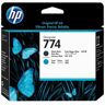 HP 774 Cabezal de Impresion Original - Negro Mate, Cyan - P2W01A-P2W01A