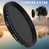 Palm 43/46/52/67/77/82 mm Ultra Slim Fader Filtro ND Protector de lente Densidad neutra variable ND2 a ND400