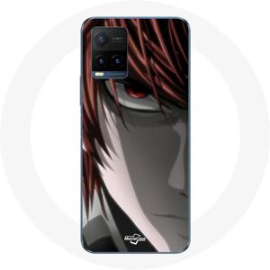 CAPACHEAP Coque pour Vivo Y21s 2021 / Y21 2021 Light Yagami Death Note Manga Anime