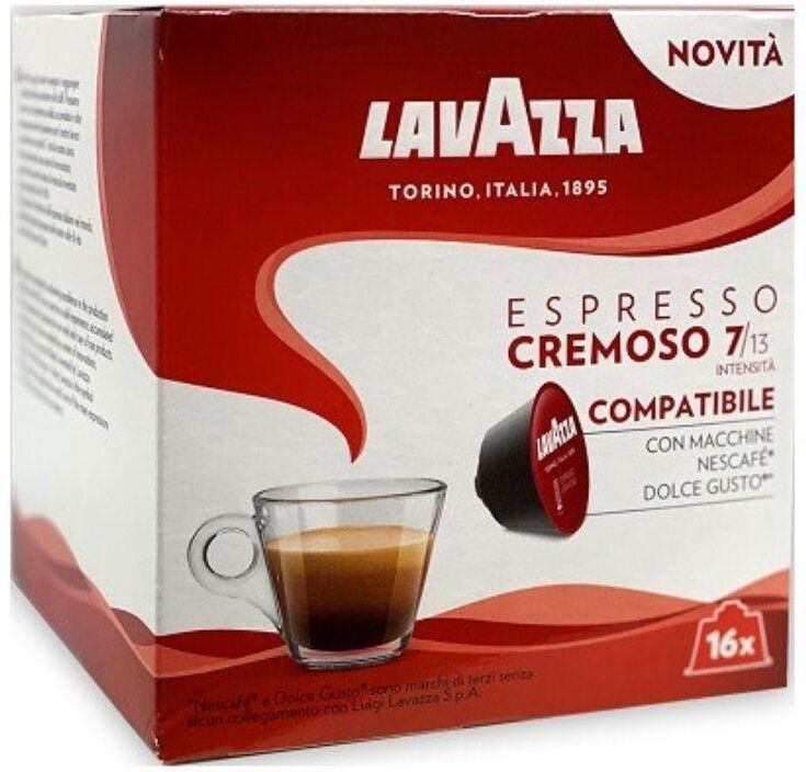 SmartGroup LAVAZZA - Cápsula lavazza espresso cremoso para cafeteras dolce gusto/ caja de 16