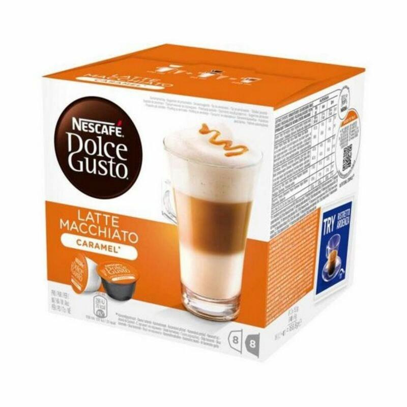 SmartGroup Nescafé Dolce Gusto-Cápsulas de Café Nescafé Dolce Gusto 24191 Latte Macchiato (16 uds) Caramelo