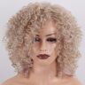 Peluca rizada Afro de pelo corto XINRAN para mujer, peluca de fibra sintética de alta temperatura