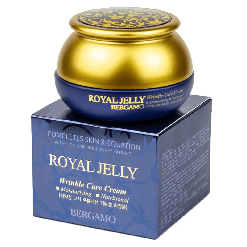 Bergamo Moselle Royal Jelly Crema antiarrugas 50g / Hidratante,arrugas,suaviza/Cosmética coreana