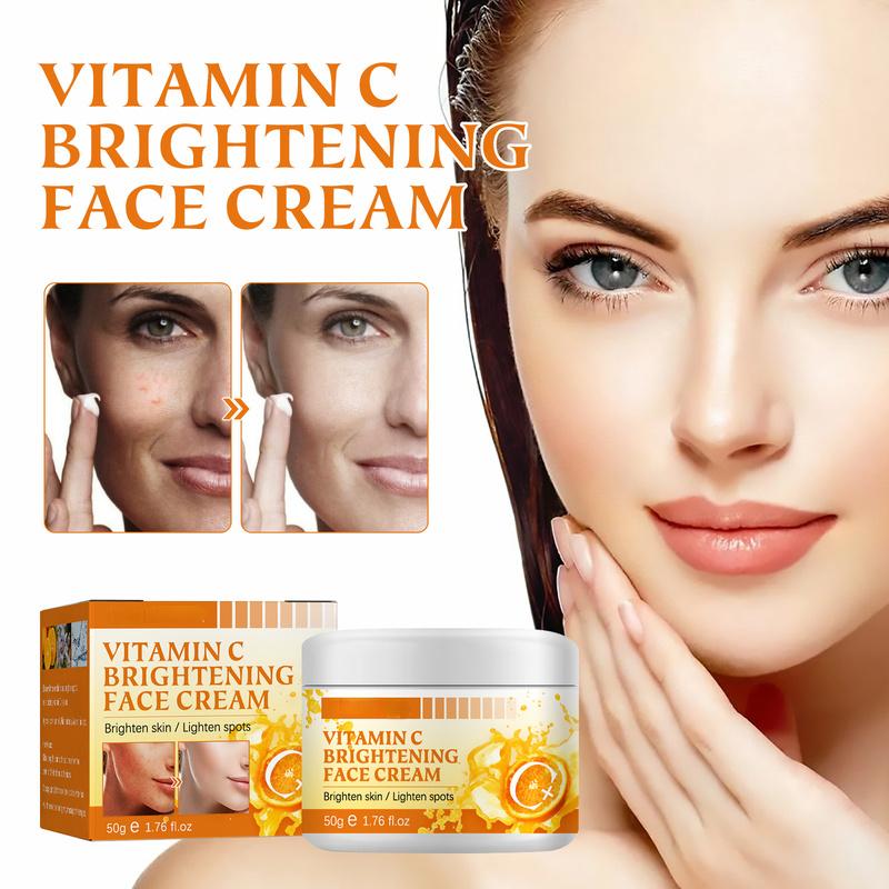 F45 La crema facial de vitamina C hidrata la cara, desaliniza las marcas y manchas del acné, e ilumina, hidrata y repara la piel