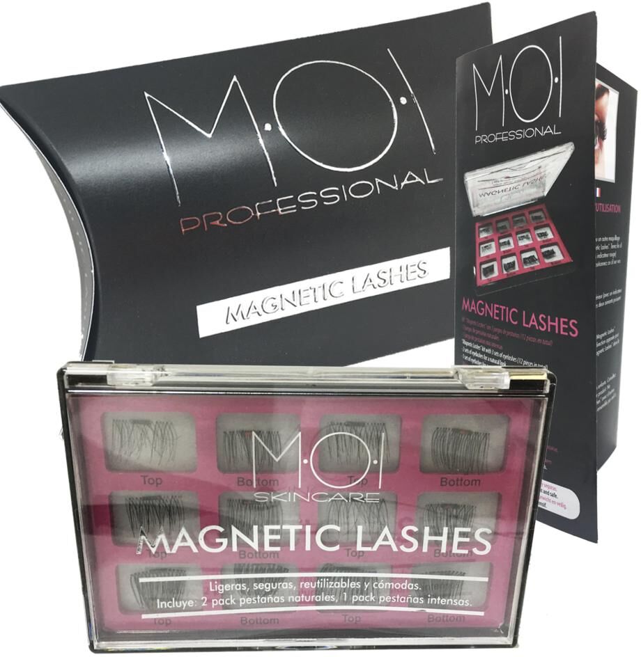 MOI MAGNETIC LASHES Kit de Pestañas con Imán M.O.I Profesional