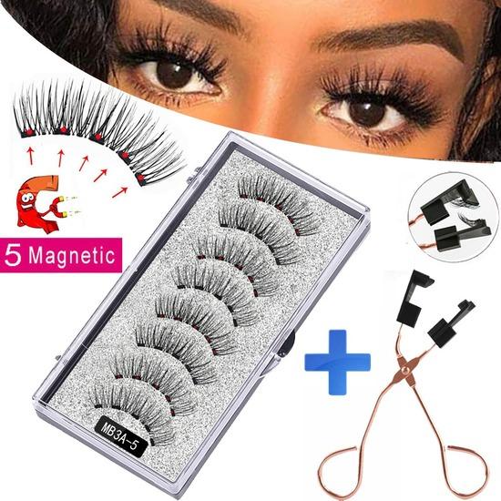 XYAYUE makeup Kit de pestañas postizas magnéticas pestañas magnéticas pestañas postizas pestañas magnéticas kit de extensión de pestañas naturales extensión de pestañas pestañas individuales