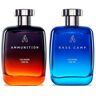 DarkRange Campamento base de Ustraa y colonia de municiones 100 ml cada uno  Perfumes para hombres   Perfume de larga duración   Fragancia fresca y cítrica   Con fragancia 3x