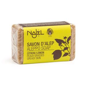 Najel Jabón de Alepo con aceite esencial de limón Najel