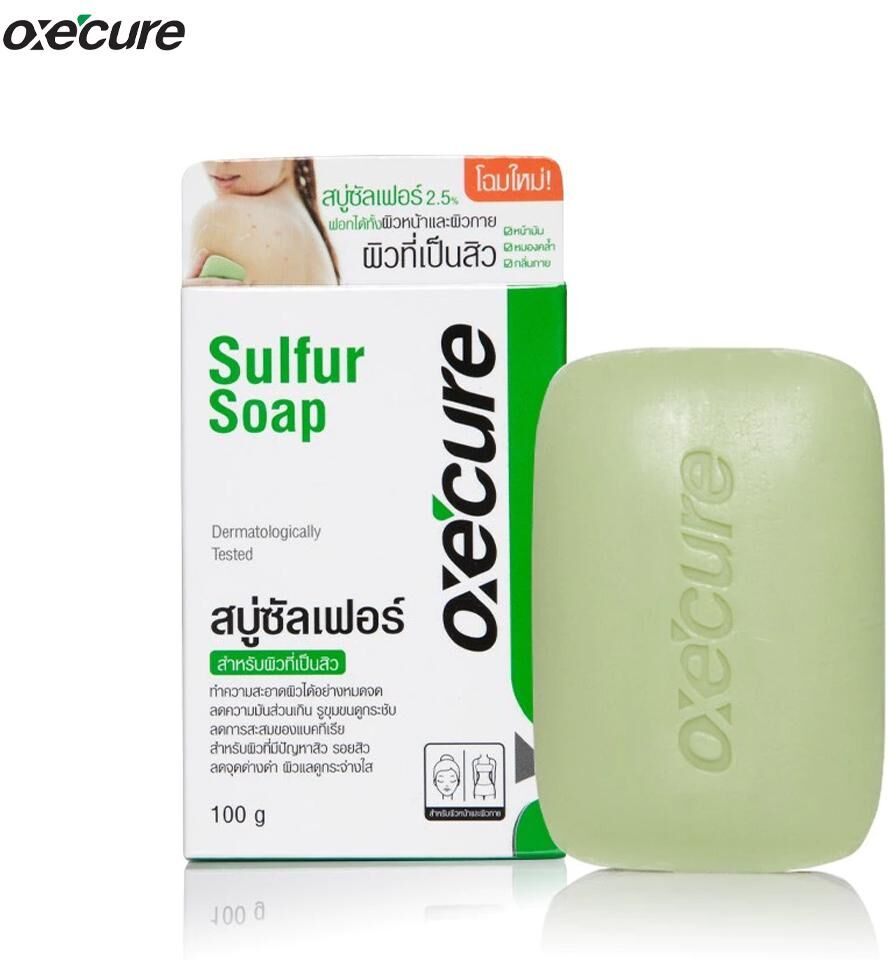 Oxe’Cure Jabón de Azufre Oxe'cure, Dermatológicamente Probado, 100 g. - Cuidado del esquí