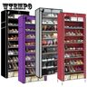 WTEMPO Zapatero multicapa, estante de almacenamiento extraíble, ahorro de espacio, organizador de zapatos moderno, soporte, muebles para el hogar, armario de zapatos