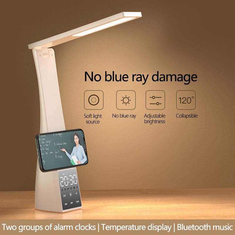 Billion Lámpara de escritorio plegable multifuncional Altavoz Bluetooth