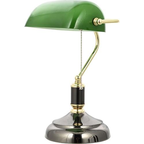 PengkLight Lámpara de mesa de banquero de diseño lujoso y moderno
