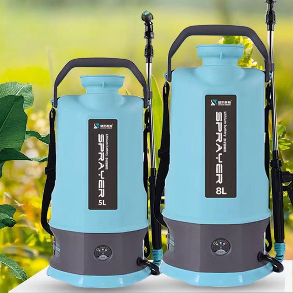 The life we enjoy PULVERIZADOR eléctrico de 10L/8L/5L, pulverizador de riego trasero, herramienta de jardinería agrícola recargable, pulverizador con batería atomizadora de alta presión