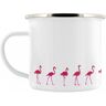 Taza esmaltada Flamingo Stroll de Grindstore