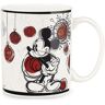 Disney [A1479] - Taza de cerámica 'Mickey' (Mickey Mouse) blanco rojo - 90x85 mm (330 ml)