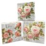 Les Trésors De Lily [L7286] - Conjunto de 3 cajas nido 'Jardin Botanique' gris rosa - 185x90 mm