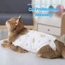 Fortune Family Traje de recuperación profesional para gatos, para heridas abdominales y enfermedades de la piel, alternativa de Collar electrónico para gatos y perros, antidesgaste