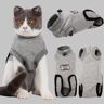 E-Kingsman Ropa posoperatoria para cirugía de mascotas, traje de recuperación para gatos, chaleco para el cuidado de gatitos
