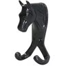 Perry Equestrian Horse Head Establo doble/Gancho de pared